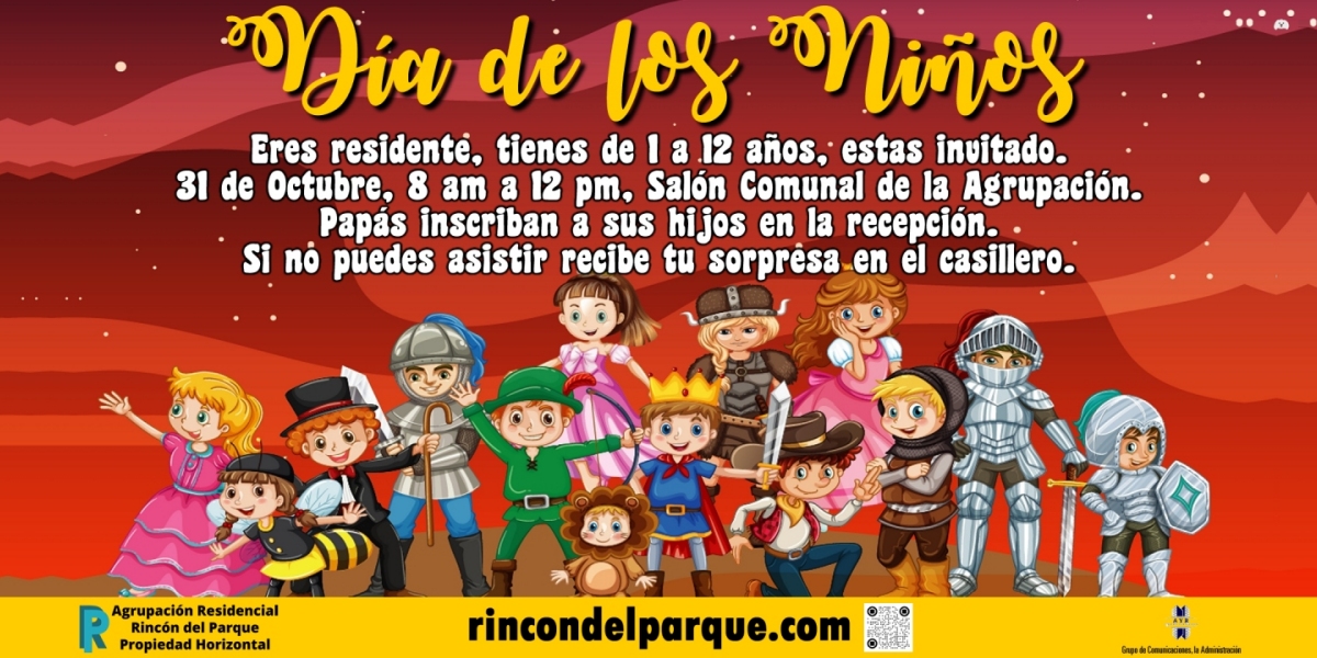 2023-10-05, Comunicado: Inscripción, Celebración Día de los Niños