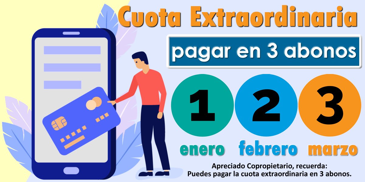 2024-01-19, Comunicado: Cuota Extraordinaria, Pagar en 3 Abonos
