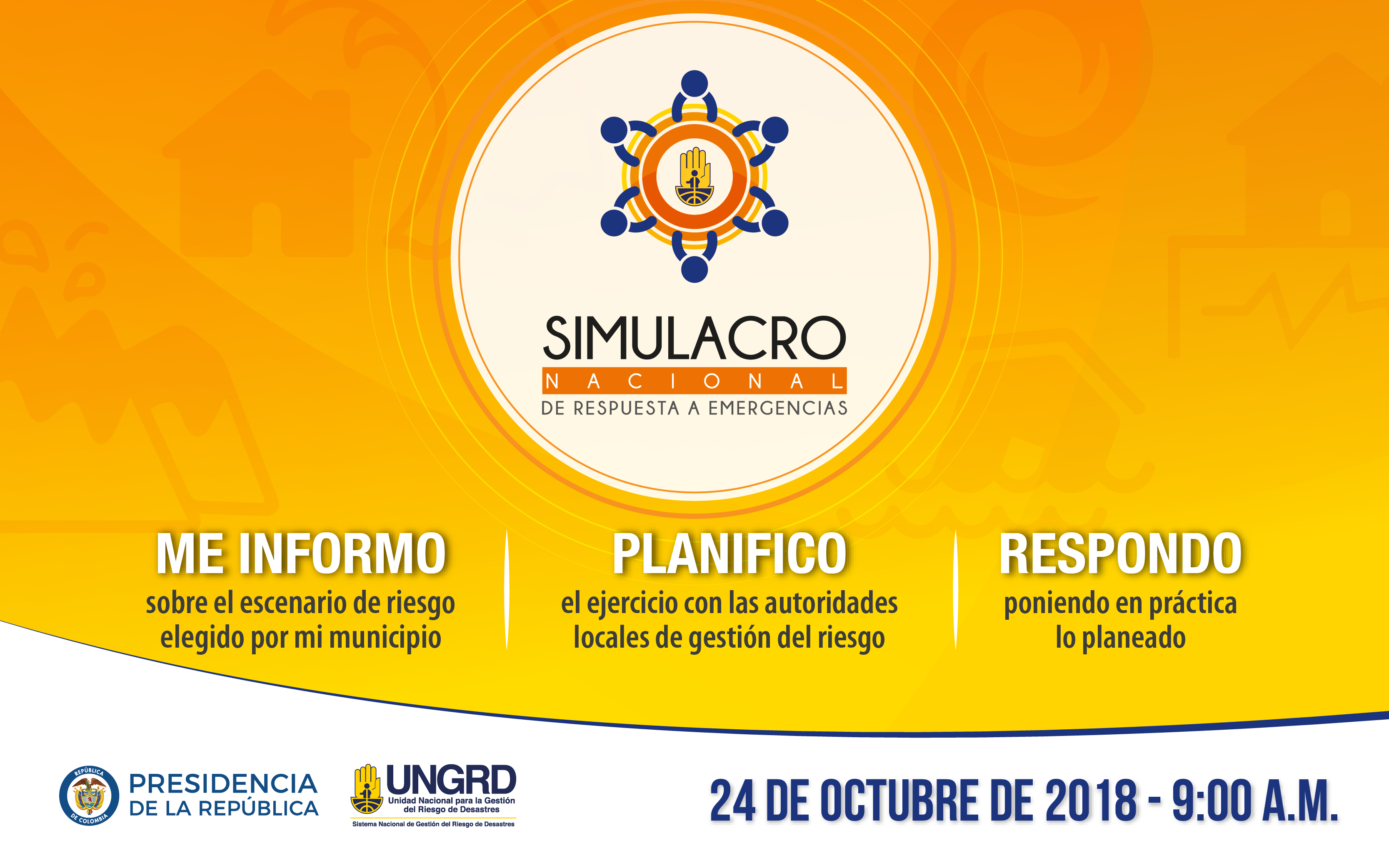 Simulacro Nacional de Respuesta 24/10 2018